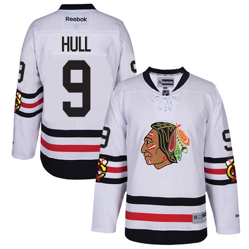 Bobby Hull Reebok Chicago Blackhawks Authentic White 2015 Winter Classic NHL Jersey