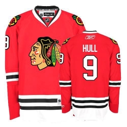 Bobby Hull Women's Reebok Chicago Blackhawks Authentic Red Home NHL Jersey