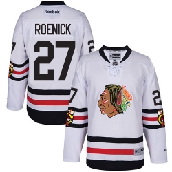 Jeremy Roenick Reebok Chicago Blackhawks Authentic White 2015 Winter Classic NHL Jersey