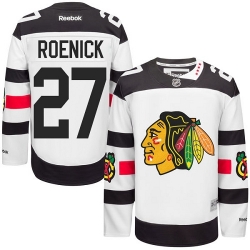 Jeremy Roenick Reebok Chicago Blackhawks Premier White 2016 Stadium Series NHL Jersey