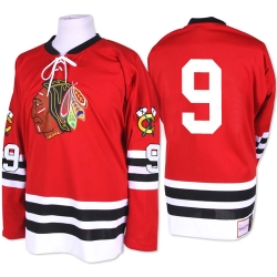 Bobby Hull Mitchell and Ness Chicago Blackhawks Authentic Red 1960-61 Throwback NHL Jersey