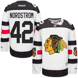 Joakim Nordstrom Reebok Chicago Blackhawks Authentic White 2016 Stadium Series NHL Jersey