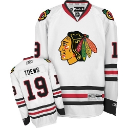 Jonathan Toews Women's Reebok Chicago Blackhawks Authentic White Away NHL Jersey