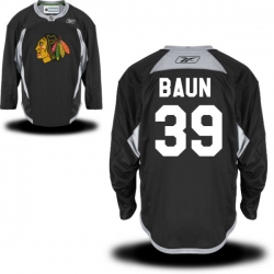 Kyle Baun Reebok Chicago Blackhawks Premier Black Alternate Practice Jersey