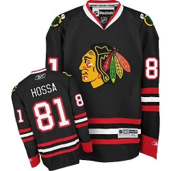 Marian Hossa Reebok Chicago Blackhawks Authentic Black Third NHL Jersey