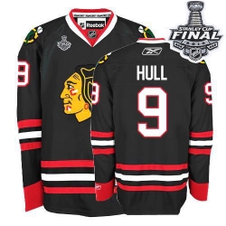 Bobby Hull Women's Reebok Chicago Blackhawks Authentic Black Third 2015 Stanley Cup Patch NHL Jersey