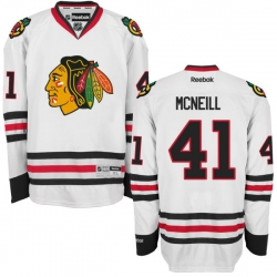 Mark McNeill Reebok Chicago Blackhawks Premier White Away Jersey