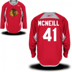 Mark McNeill Reebok Chicago Blackhawks Premier Red Practice Jersey