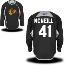 Mark McNeill Reebok Chicago Blackhawks Premier Black Alternate Practice Jersey