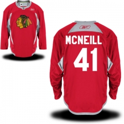 Mark McNeill Youth Reebok Chicago Blackhawks Authentic Red Practice Jersey
