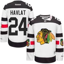Martin Havlat Reebok Chicago Blackhawks Authentic White 2016 Stadium Series NHL Jersey