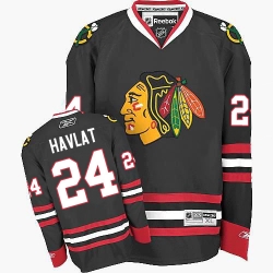 Martin Havlat Reebok Chicago Blackhawks Premier Black Third NHL Jersey