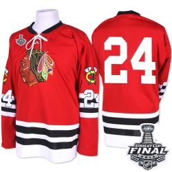 Martin Havlat Mitchell and Ness Chicago Blackhawks Authentic Red 1960-61 Throwback 2015 Stanley Cup Patch NHL Jersey