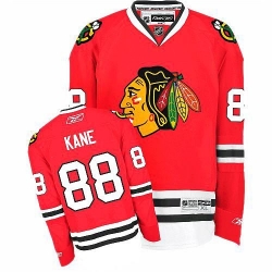 Patrick Kane Reebok Chicago Blackhawks Authentic Red Home NHL Jersey