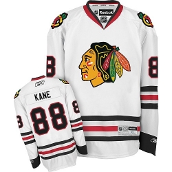 Patrick Kane Reebok Chicago Blackhawks Premier White Away NHL Jersey