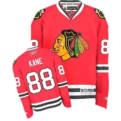 Patrick Kane Youth Reebok Chicago Blackhawks Premier Red Home NHL Jersey