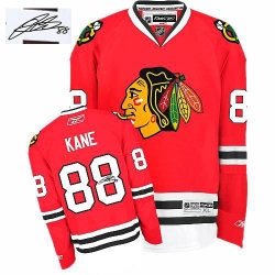 Patrick Kane Reebok Chicago Blackhawks Authentic Red Home Autographed NHL Jersey