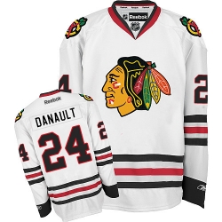 Phillip Danault Reebok Chicago Blackhawks Authentic White Away NHL Jersey