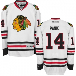 Richard Panik Reebok Chicago Blackhawks Premier White Away Jersey