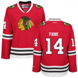 Richard Panik Women's Reebok Chicago Blackhawks Authentic Red Home Jersey