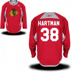 Ryan Hartman Reebok Chicago Blackhawks Premier Red Practice Jersey