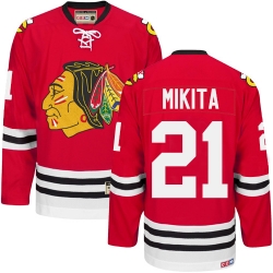 Stan Mikita CCM Chicago Blackhawks Authentic Red New Throwback NHL Jersey