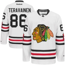 Teuvo Teravainen Reebok Chicago Blackhawks Authentic White 2015 Winter Classic NHL Jersey