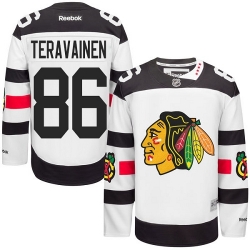 Teuvo Teravainen Reebok Chicago Blackhawks Authentic White 2016 Stadium Series NHL Jersey