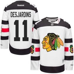 Andrew Desjardins Reebok Chicago Blackhawks Authentic White 2016 Stadium Series NHL Jersey