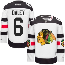 Trevor Daley Reebok Chicago Blackhawks Premier White 2016 Stadium Series NHL Jersey