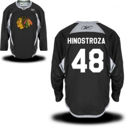 Vincent Hinostroza Reebok Chicago Blackhawks Premier Black Alternate Practice Jersey