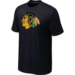 NHL Chicago Blackhawks Big & Tall Logo T-Shirt - Black