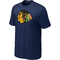 NHL Chicago Blackhawks Big & Tall Logo T-Shirt - Navy