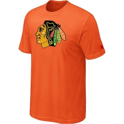 NHL Chicago Blackhawks Big & Tall Logo T-Shirt - Orange