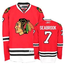 Brent Seabrook Women's Reebok Chicago Blackhawks Authentic Red Home NHL Jersey