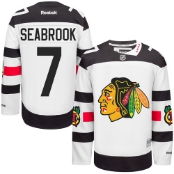 Brent Seabrook Reebok Chicago Blackhawks Authentic White 2016 Stadium Series NHL Jersey