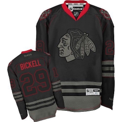 Bryan Bickell Reebok Chicago Blackhawks Authentic Black Ice NHL Jersey