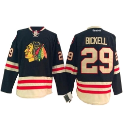 Bryan Bickell Reebok Chicago Blackhawks Premier Black 2015 Winter Classic NHL Jersey