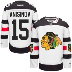 Artem Anisimov Reebok Chicago Blackhawks Premier White 2016 Stadium Series NHL Jersey