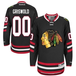 Clark Griswold Reebok Chicago Blackhawks Authentic Black 2014 Stadium Series NHL Jersey
