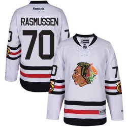 Dennis Rasmussen Youth Reebok Chicago Blackhawks Premier White 2017 Winter Classic NHL Jersey