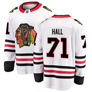 Taylor Hall Men's Fanatics Branded Chicago Blackhawks Breakaway White Away Jersey