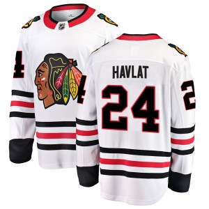 Martin Havlat Men's Fanatics Branded Chicago Blackhawks Breakaway White Away Jersey