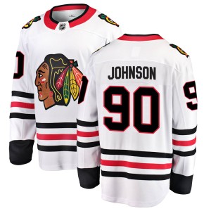 Tyler Johnson Men's Fanatics Branded Chicago Blackhawks Breakaway White Away Jersey