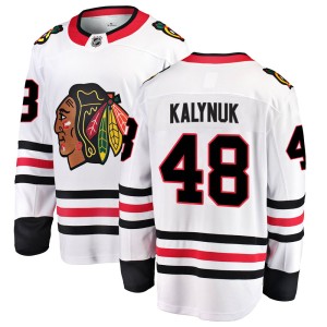 Wyatt Kalynuk Men's Fanatics Branded Chicago Blackhawks Breakaway White Away Jersey