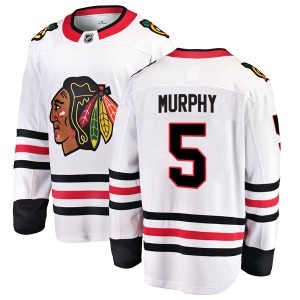Connor Murphy Men's Fanatics Branded Chicago Blackhawks Breakaway White Away Jersey