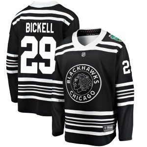 Bryan Bickell Men's Fanatics Branded Chicago Blackhawks Breakaway Black 2019 Winter Classic Jersey