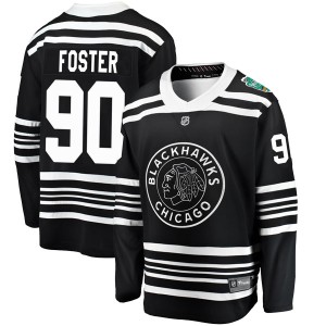 Scott Foster Men's Fanatics Branded Chicago Blackhawks Breakaway Black 2019 Winter Classic Jersey