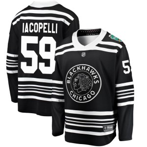 Matt Iacopelli Men's Fanatics Branded Chicago Blackhawks Breakaway Black 2019 Winter Classic Jersey
