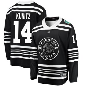 Chris Kunitz Men's Fanatics Branded Chicago Blackhawks Breakaway Black 2019 Winter Classic Jersey